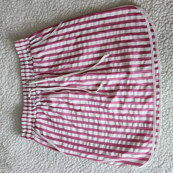 UO Urban Outfitters Anna Striped Dolphin Hem Skirt Size Small Pink White Y2K - Picture 5 of 8